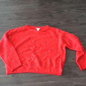 Red H and M Sweater- never worn!